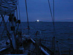 nächtliche Ansteuerung von Helgoland  nächtliche Ansteuerung von Helgoland