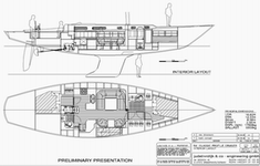 56-Fuß-Cruiser Vorentwurf